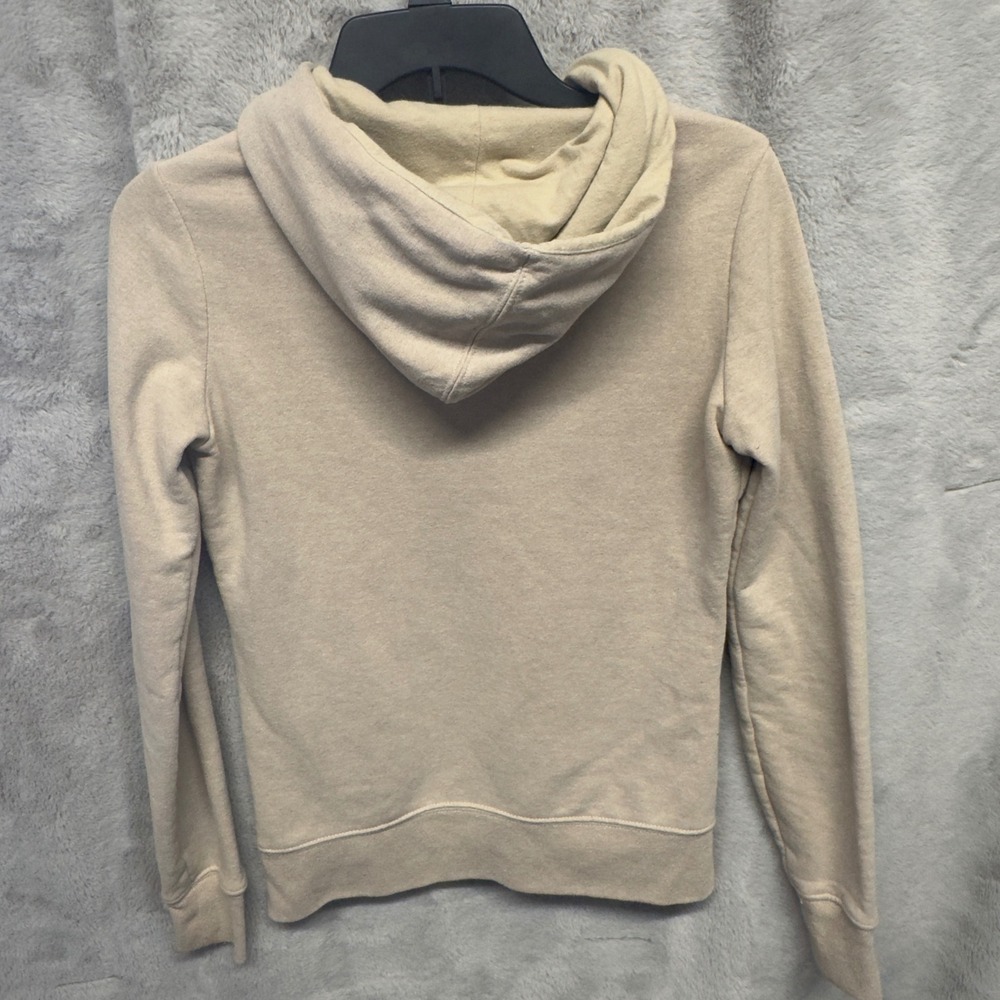 The North Face Hoodie Pullover Womens XS Tan Light Blue Gorpcore Outdoors - Picture 6 of 6